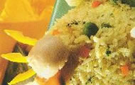 Arroz Atamalado con conchas de abanico