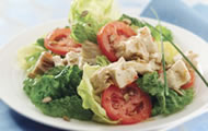 Ensalada de atún en capas